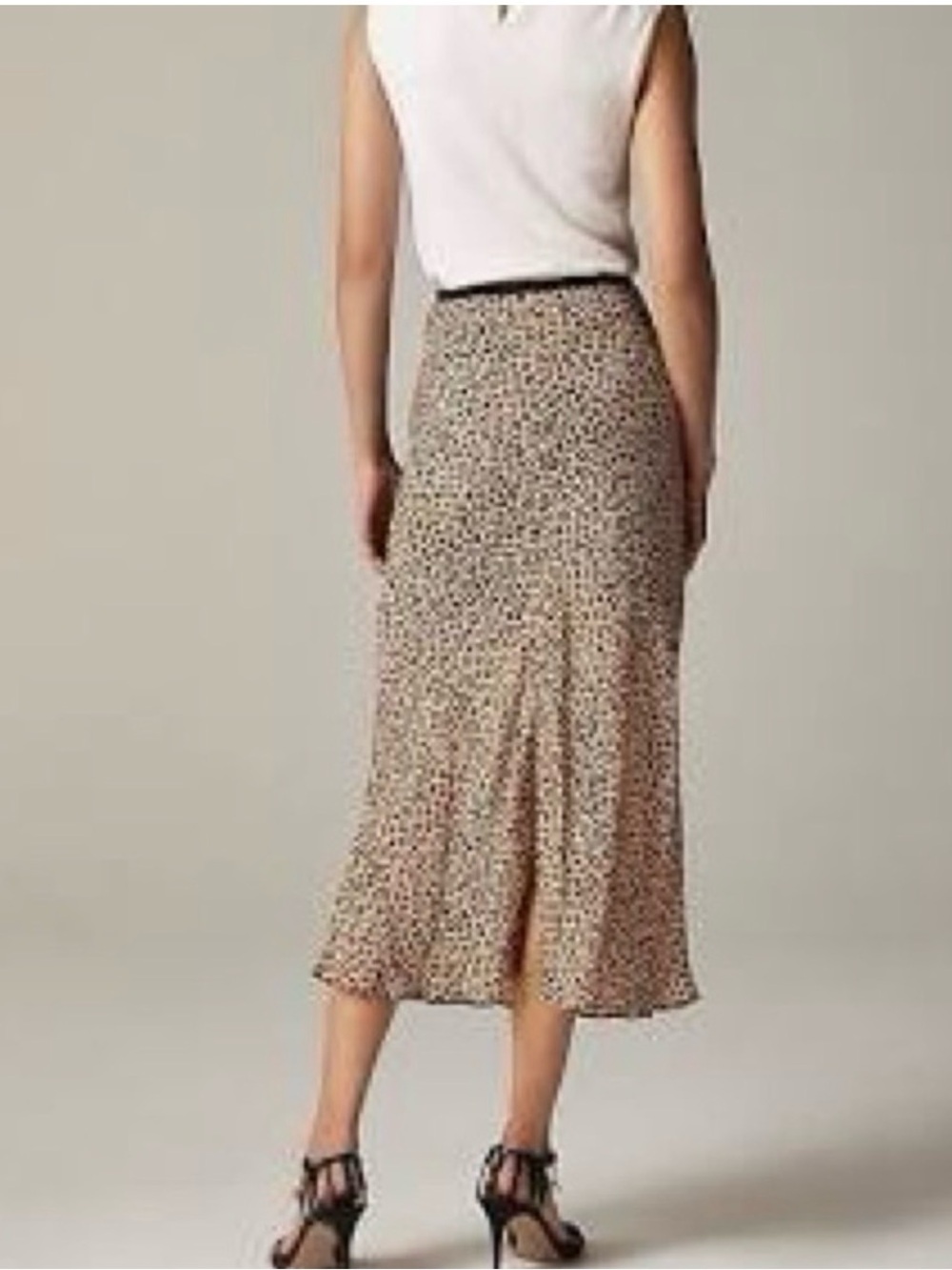 J. Crew Gwyneth Skirt in Leopard Chiffon